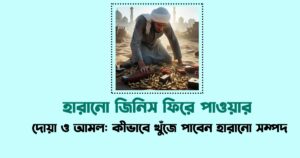 হারানো জিনিস ফিরে পাওয়ার দোয়া ও আমল কীভাবে খুঁজে পাবেন হারানো সম্পদ